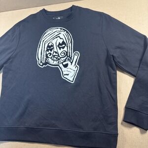 Haculla Men's 2XL Black Pullover Crew Neck Sweatshirt Graphic‎ Print Logo